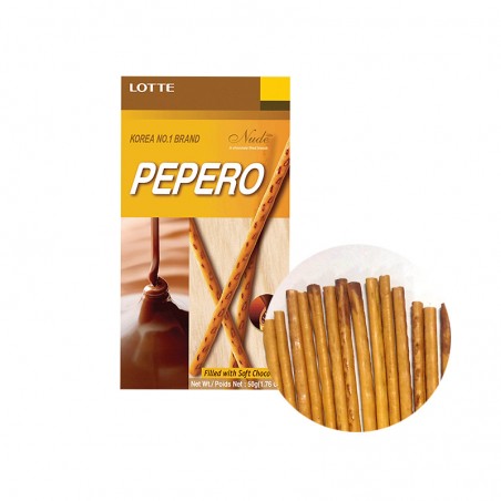  LOTTE LOTTE LOTTE Pepero Nude filled with chocolate 50g 1