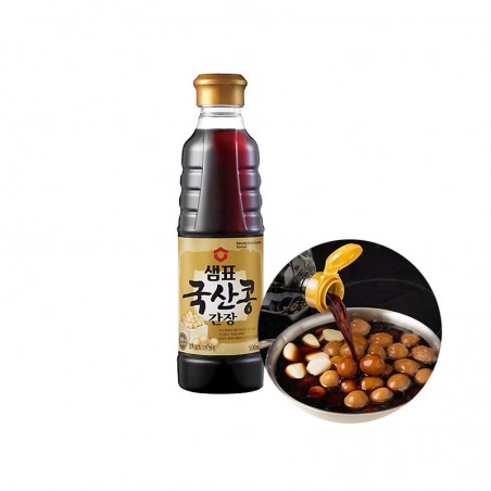 SEMPIO SEMPIO soy sauce, naturally brewed from Korean soybeans 500ml (BBD : 14/10/2023) 1