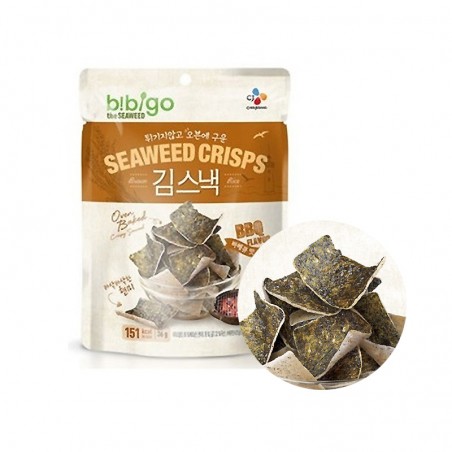  CJ BIBIGO CJ BIBIGO CJ BIBIGO Seaweed Crisps with BBQ 20g 1