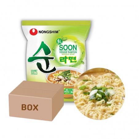 NONG SHIM NONGSHIM Instant Noodle Soon Veggie 112gx20 (BOX) 1