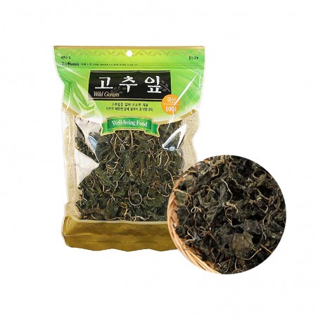 YONGIN Dried red pepper leaves 100g 1