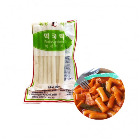  (FR) YUCHANG Ricecacke Tteokbokki-Tteok thin stick 1kg 1