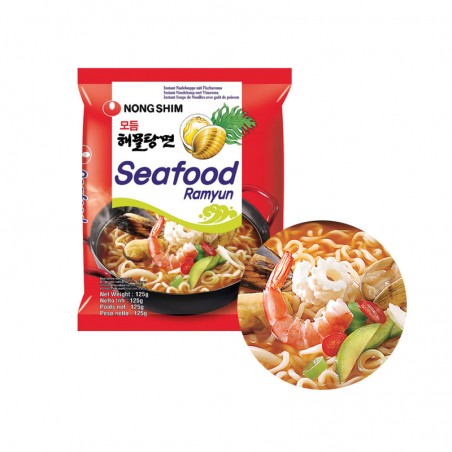 NONG SHIM NONGSHIM Instant Nudeln Seafood 125g (MHD : 09/02/2023) 1