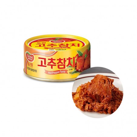 DONGWON DONGWON Thunfisch in Dose scharf mit Pepperoni 150g 1