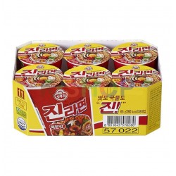 OTTOGI OTTOGI Cup Noodle Jin Ramen hot (65gX 6)(BBD : 14/04/2023) 1
