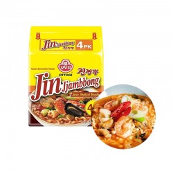 OTTOGI OTTOGI Instant Noodle Jin Jjambbong Ramen Multi-Pack(130g x 4)(BBD : 04/07/2023) 1