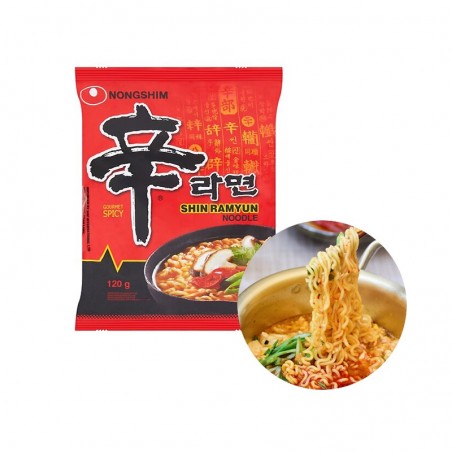 NONG SHIM NONGSHIM Instant Noodle Shin Ramen 120g(BBD : 12/10/2023) 1
