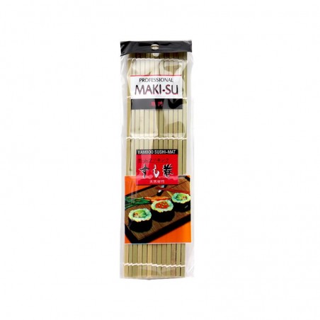  Sushi Matte aus Bambus flach (27cm) 1stk 1